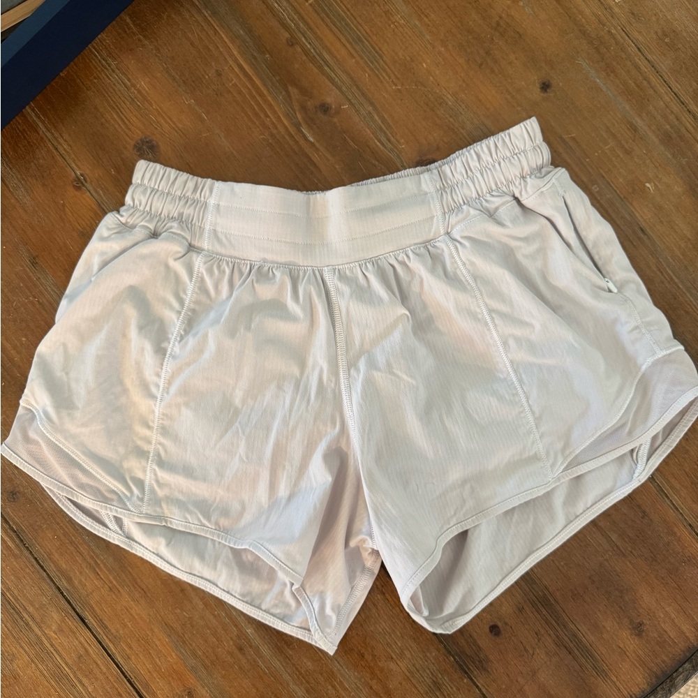 Women's White lululemon Hotty Hot Shorts